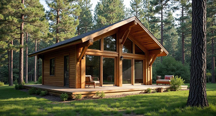 Modelo Casa de Madera